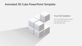 8 Cubes into Large Cube