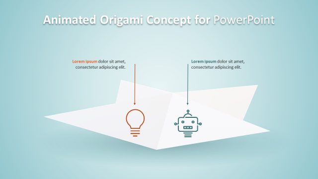 Origami Concept 3D PowerPoint