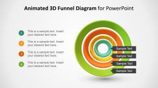 3D Diagram Slide of Funnel