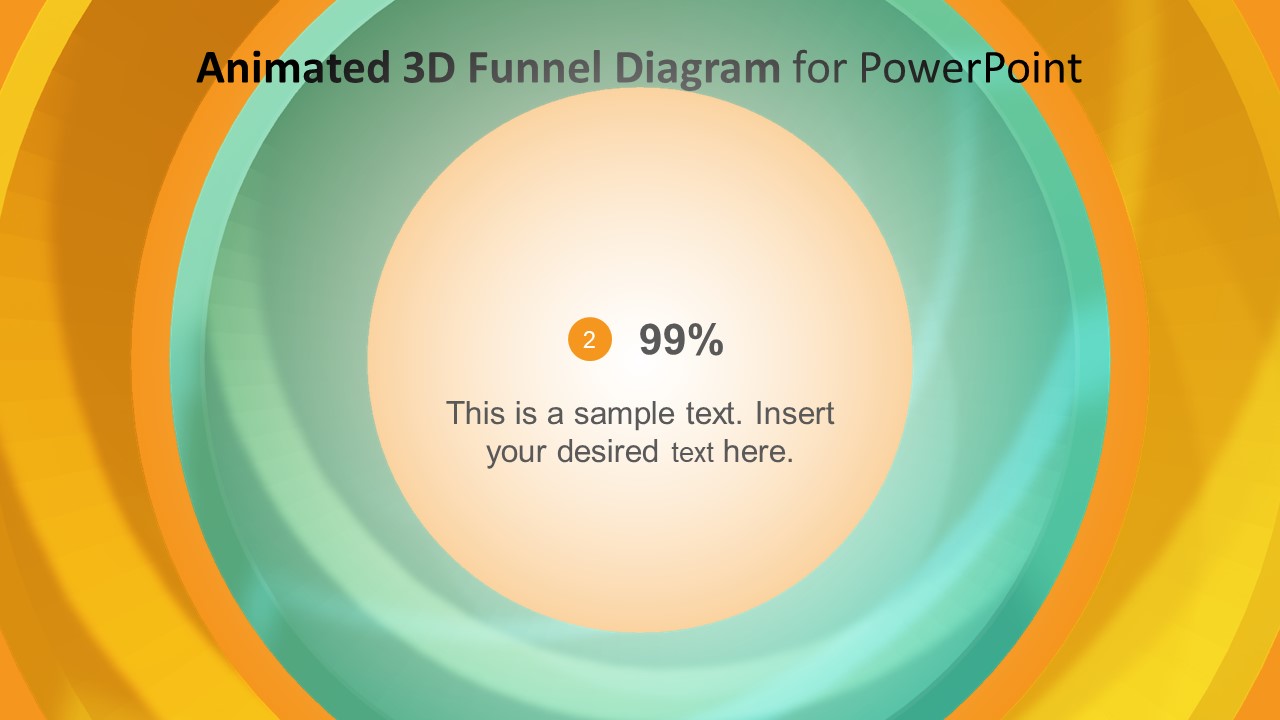 Template of Funnel 3D Diagram