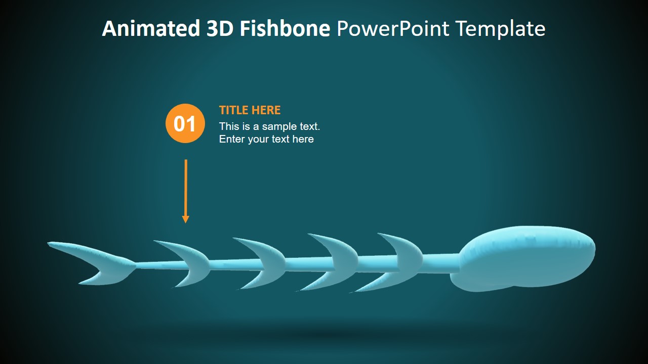 Animated 3D Fishbone PowerPoint Template - SlideModel