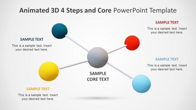 PowerPoint 4 Step 3D Diagram