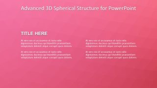 Layered PowerPoint Sphere Diagram