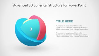 Slide of 3 Layered Spherical Segments