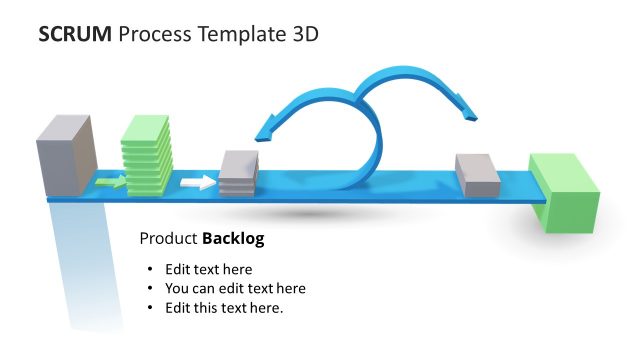 PowerPoint Diagram Template for Scrum