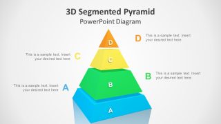 PowerPoint 3D Segmented Pyramid Diagram