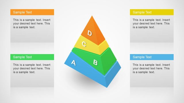 3D Segmented Diagram Pyramid