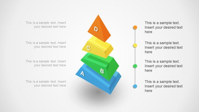 4 Gap Segments PowerPoint Template