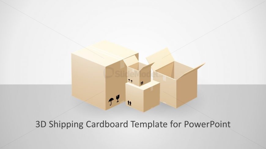 4 Cardboard Template of Couriers 