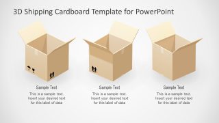 Open Cardboard Shipping Box