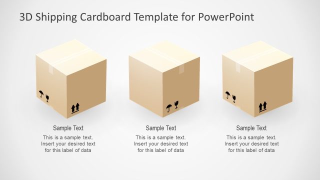 Shipping Concept Cardboard Template