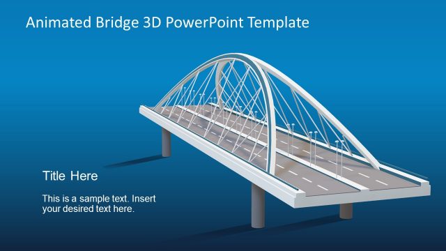 Animated 3D Bridge PowerPoint Template