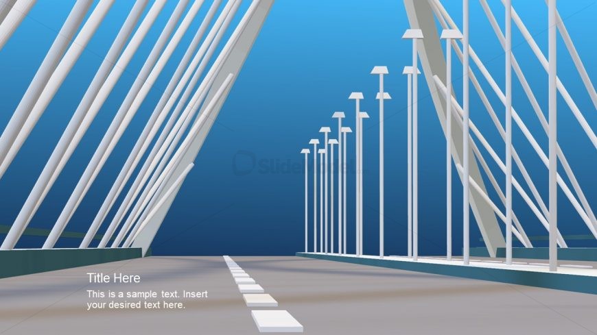 Construction Presentation 3D Bridge Animation