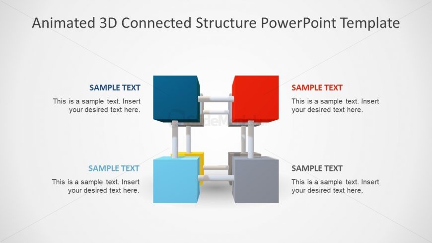 PowerPoint Cube Diagram Design