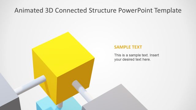 Animated PowerPoint 3D Cube Structure