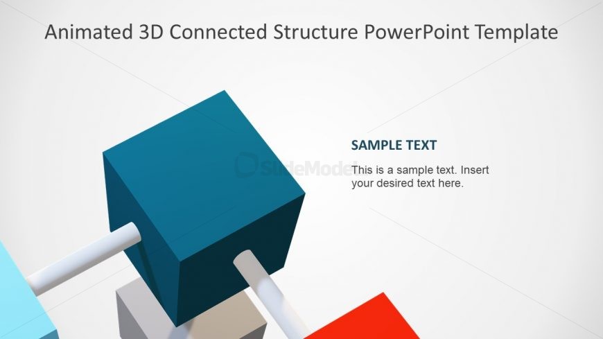 Business PowerPoint Animated Cube