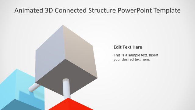 Slide of Animated 3D Cube Structure