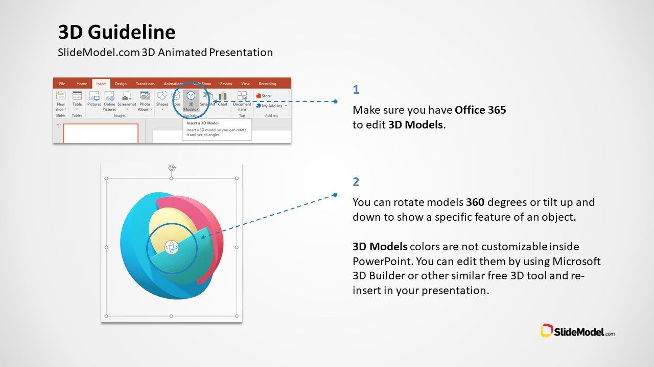Assistance for PowerPoint 3D Use