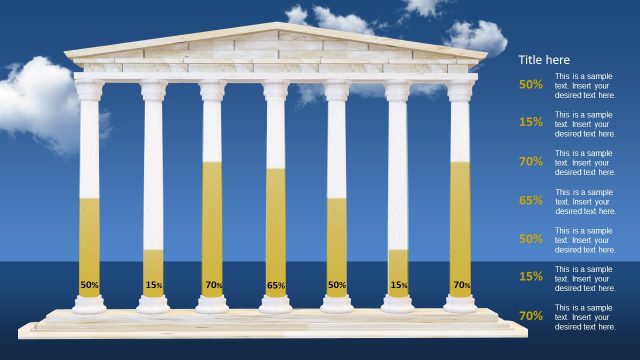 3D Pillars Diagram – Presentation Slide