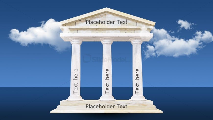 PPT Pillar Design Diagram 