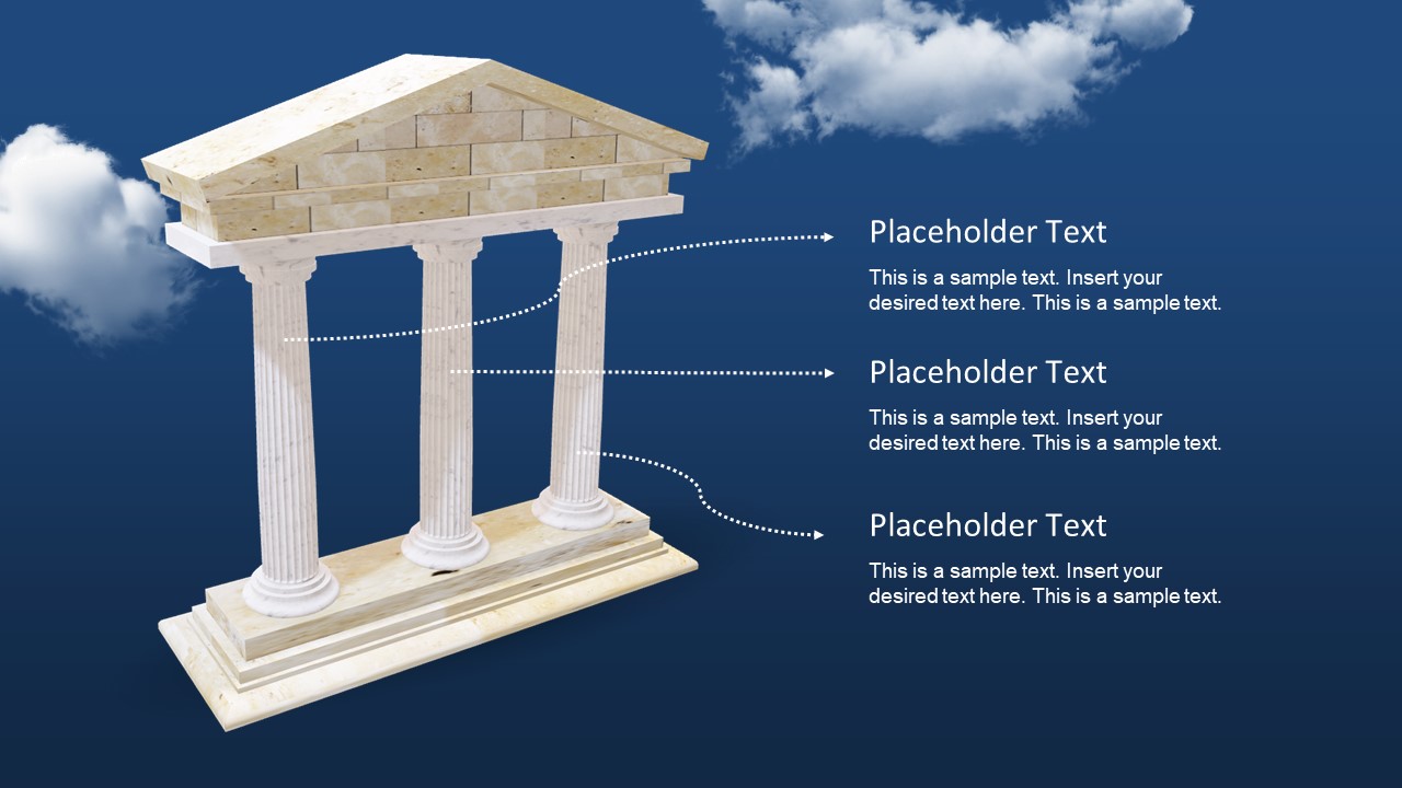 PowerPoint Animated 3D Pillars