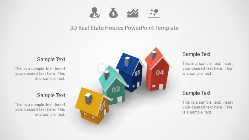 PowerPoint Infographics Template House