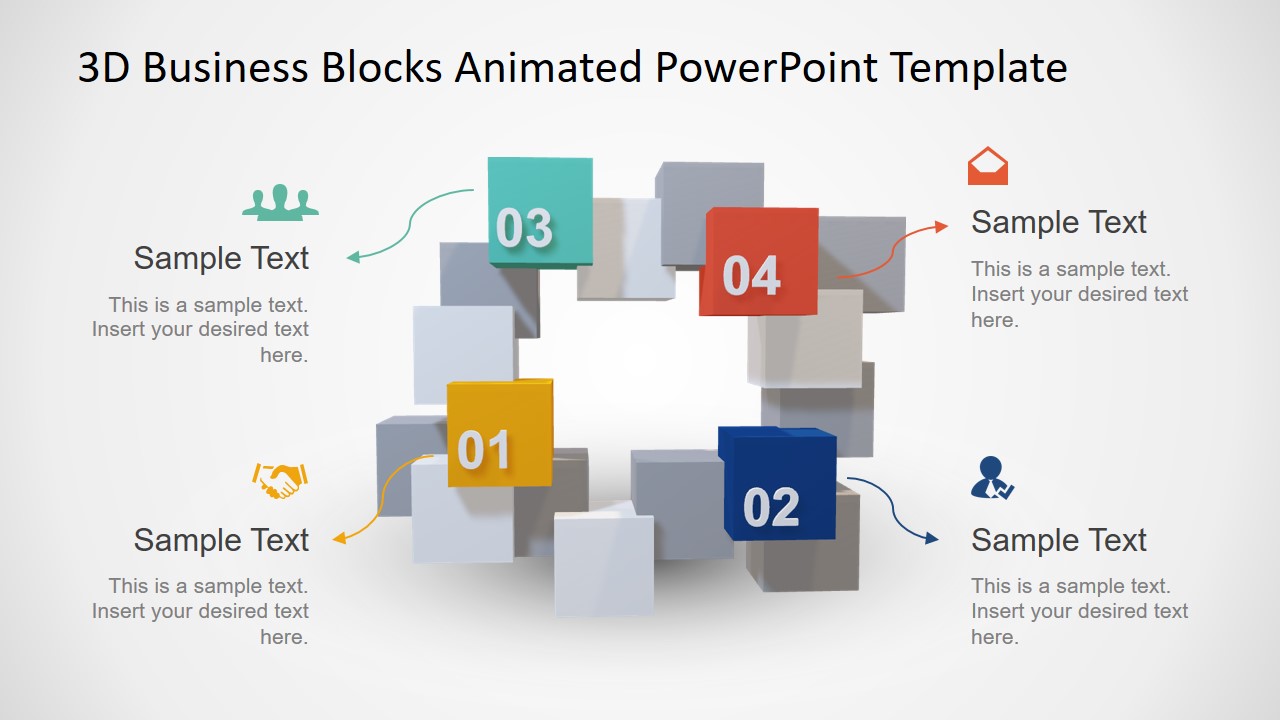 Business PowerPoint 3D Model