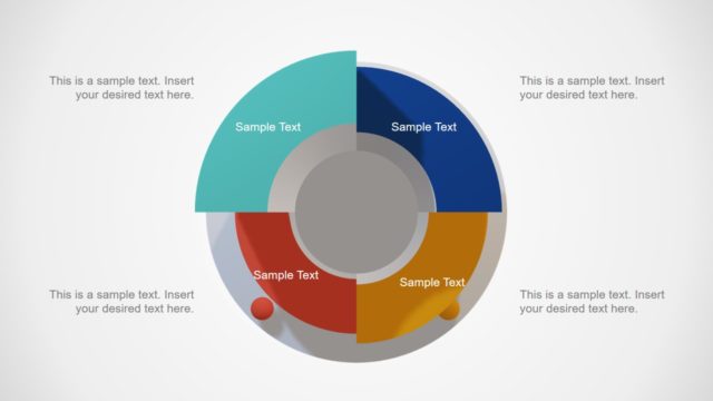 3D Model of Infographic Cylinder PPT