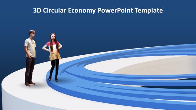 3D Circular Economy Process Cycle