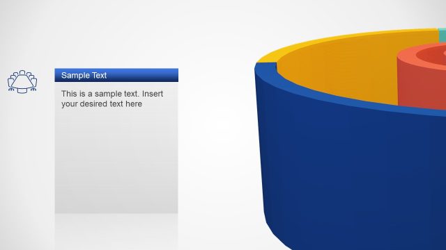 Customizable 3D Spiral Animated Diagram Slide Template