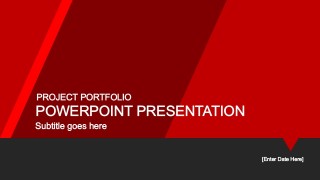 Red PowerPoint Background Template