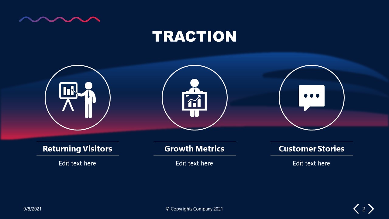 Creative Elevator Pitch Deck PowerPoint Template SlideModel