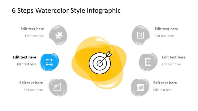 Step 2 of Watercolor Infographic Diagram Template
