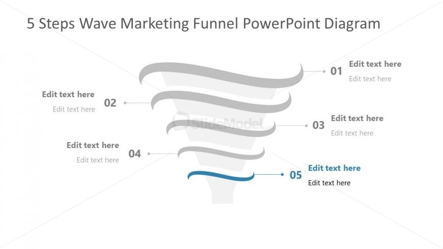 Step 5 of Marketing Funnel Template Diagram 