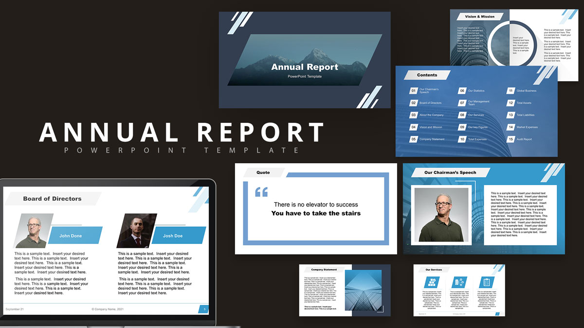 year end report powerpoint