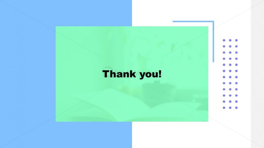 PPT Book Report Template for Thank You Slide 