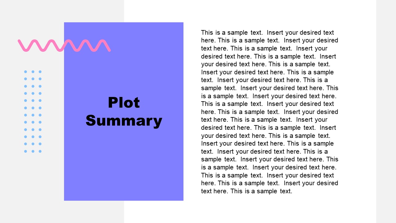 PPT Book Report Template for Plot Summary 