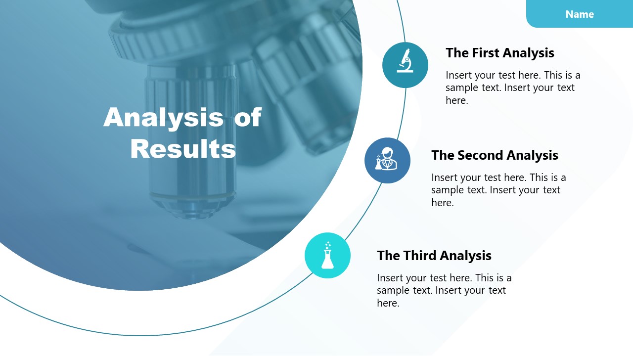 Template of Analysis Experiment Results Presentation 