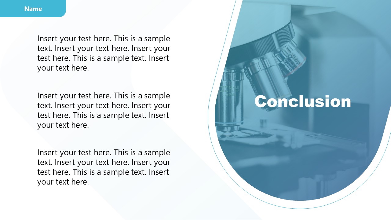 Template of Conclusion Experiment Results Presentation 