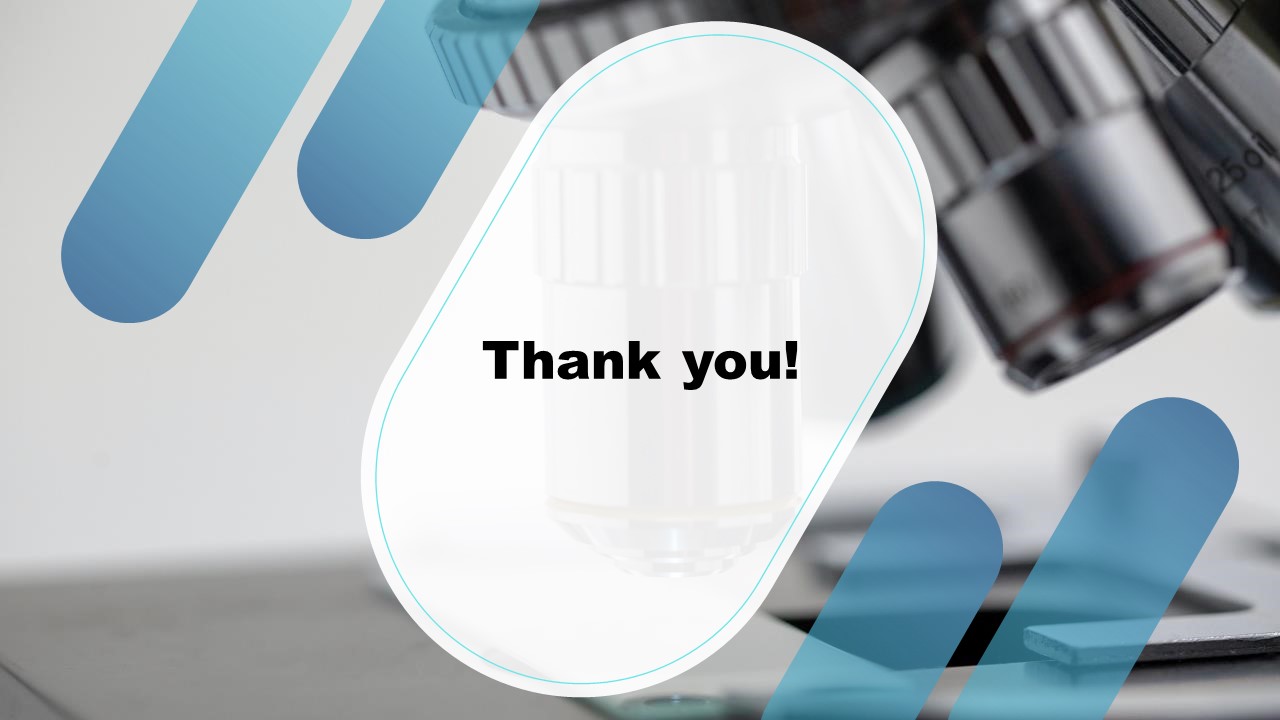 Template of Thank You Experiment Results Presentation 