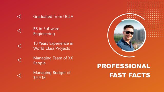 Curriculum Vitae Fast Facts PowerPoint