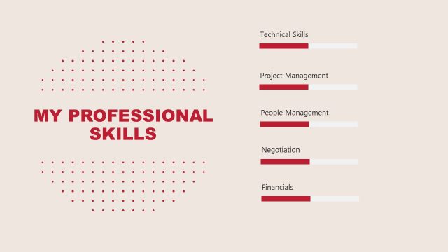 Curriculum Vitae Professional Skills Fast Facts PowerPoint