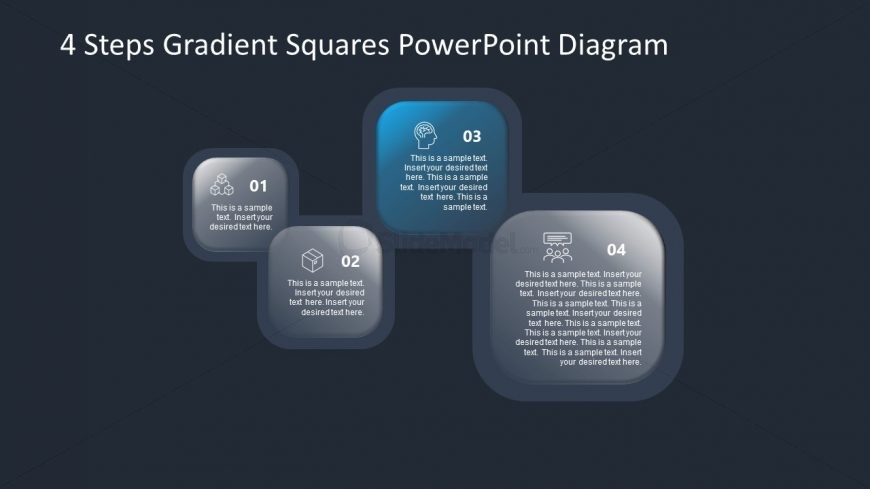 PowerPoint Diagram for Gradient Step 3