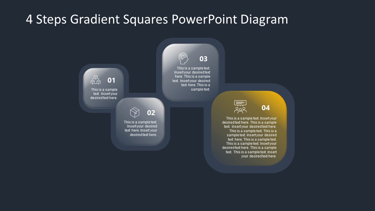 PowerPoint Diagram for Gradient Step 4