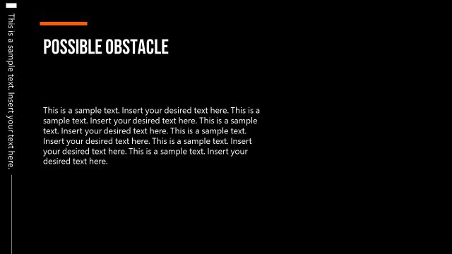 Obstacles PowerPoint Corporate Board Deck