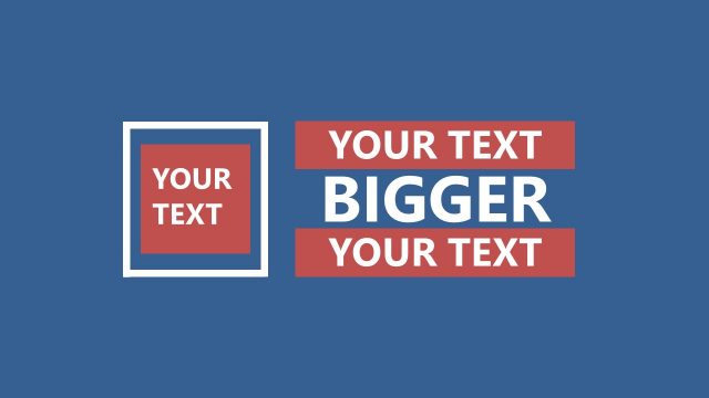 Animated Text Banners Templates
