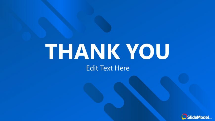 Cutout Layout Thank You Template Design 