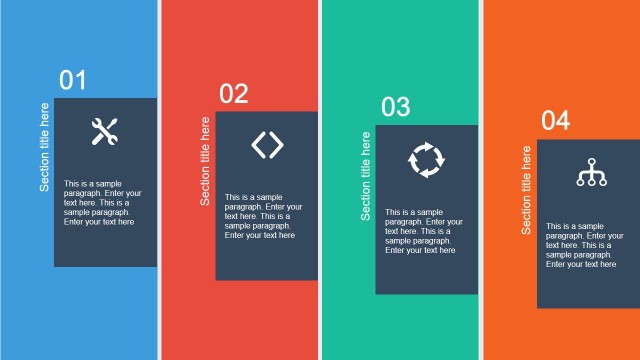 Flat Layout Template for PowerPoint