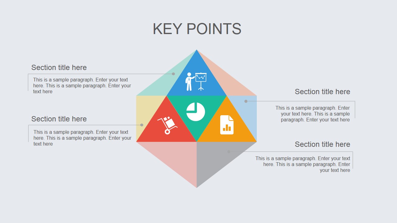 Nâng cao khả năng thiết kế của bạn với Sơ đồ sáng tạo phong cách Flat cho PowerPoint. Thiết kế phẳng, màu sắc sáng tạo và đường nét rõ ràng của mẫu PowerPoint này sẽ giúp bạn tạo ra các bài thuyết trình rực rỡ và chuyên nghiệp.