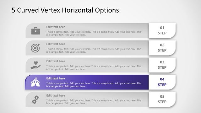 5 Elements PowerPoint Diagram Step 4